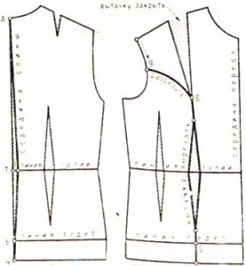 Загальні принципи моделювання блузок передбачають створення всіляких моделей шляхом нескладних переносів ліній на основний викрійці блузки