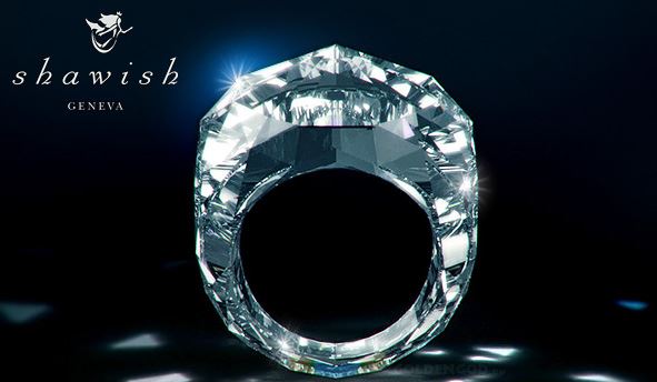 1-е місце: найдорожче кільце в світі виконано з цільного алмазу