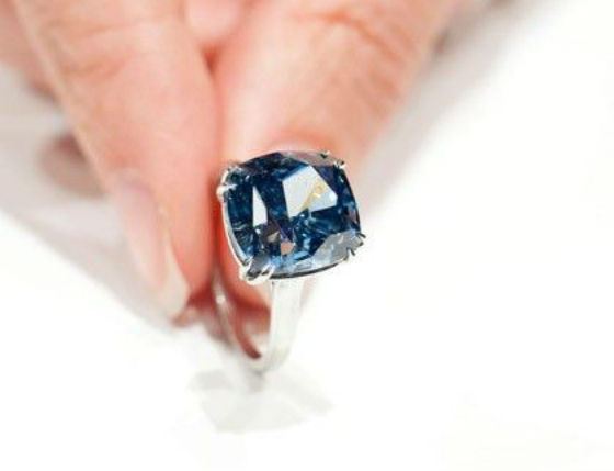 Blue Diamond Sotheby s Ring