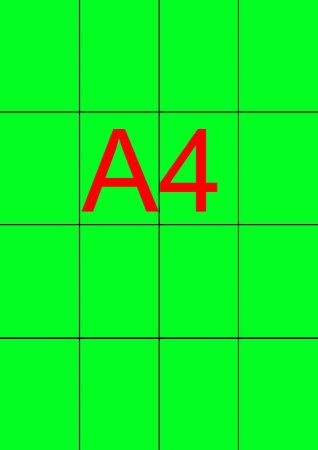 Лесно е да се користи за триаголни модули листови 1/16 или 1/32 од стандардниот А4 лист