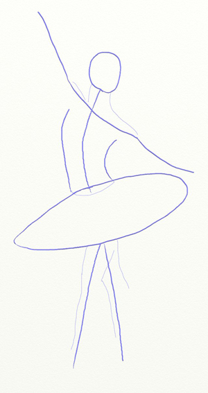 Konsideroni se ballerinat janë mjaft të hollë, kështu që përpiquni të paraqisni pjesë të trupit që nuk janë shumë të harlisur